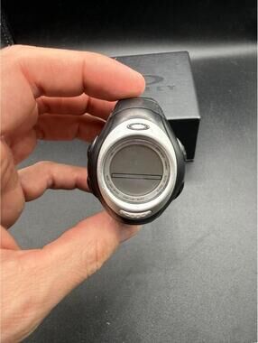 Oakley D1 Black/Silver Digital Watch